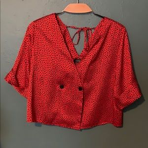Cropped TopShop Blouse